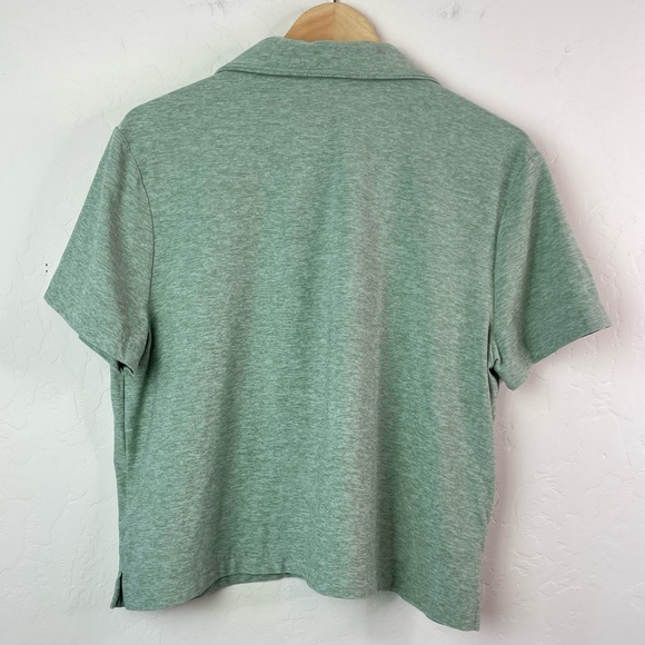 Outdoor Voices 2023 CloudKnit Recover Shortsleeve Button Front Top Size Medium - Picture 5 of 16